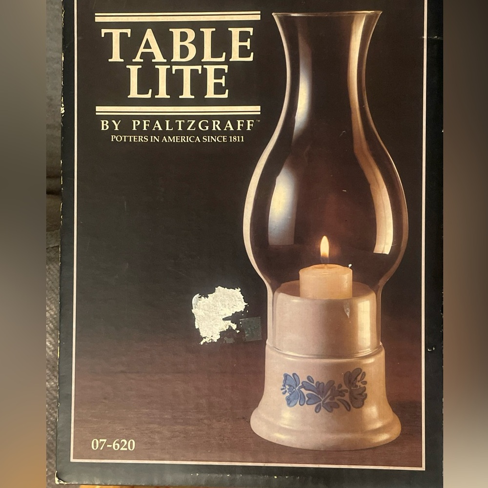 Vintage Pfaltzgraff Yorktowne table lite